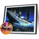 thumbnail image 2 of Taladro de pintura de diamante 5D Kits de bricolaje Full Round RMS Titanic Mosaic Picture Crafts FLhrweasw Nuevo, 2 of 9