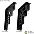 thumbnail image 2 of Ekena Millwork 2"W x 12"D x 15"H Eris Wrought Iron Bracket, (Triple center brace) (4-Pack), 2 of 4