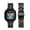 Black, variant on TOYOUTHS Slim Resin Bands Compatible with Fitbit Sense Bands Women, Lightweight Thin Sense Watch Bands for Fitbit Versa 3 Wristbands