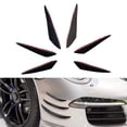 thumbnail image 4 of Ana 6Pcs Universal Car Spoiler Canards Kit Front Bumper Lip Splitter Decal Sticker, 4 of 6