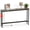 Grey, variant on 35" High Behind Couch Table Skinny, Slim Console Table with Outlet, Sofa Tables Narrow Long, Entryway Table for Living Room Hallway, Grey