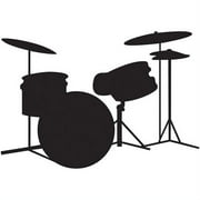 RoomMates Drums Peel and Stick Chalkboard Wall Decals