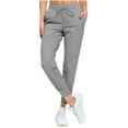 thumbnail image 2 of WFJCJPAF 2024 New Product Clearance！ Yoga Pants for Women,Women's Solid Color Women's Suit PantFoot Bound Casual Sports Pants Pants Long Pants - Gray S, 2 of 7