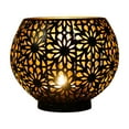 thumbnail image 2 of Spherical Candlestick Hollowed Moroccan Lights Holiday Vintage Decoration Old Home Crafts Ornaments Iron Candle Holders Home Decor, 2 of 5
