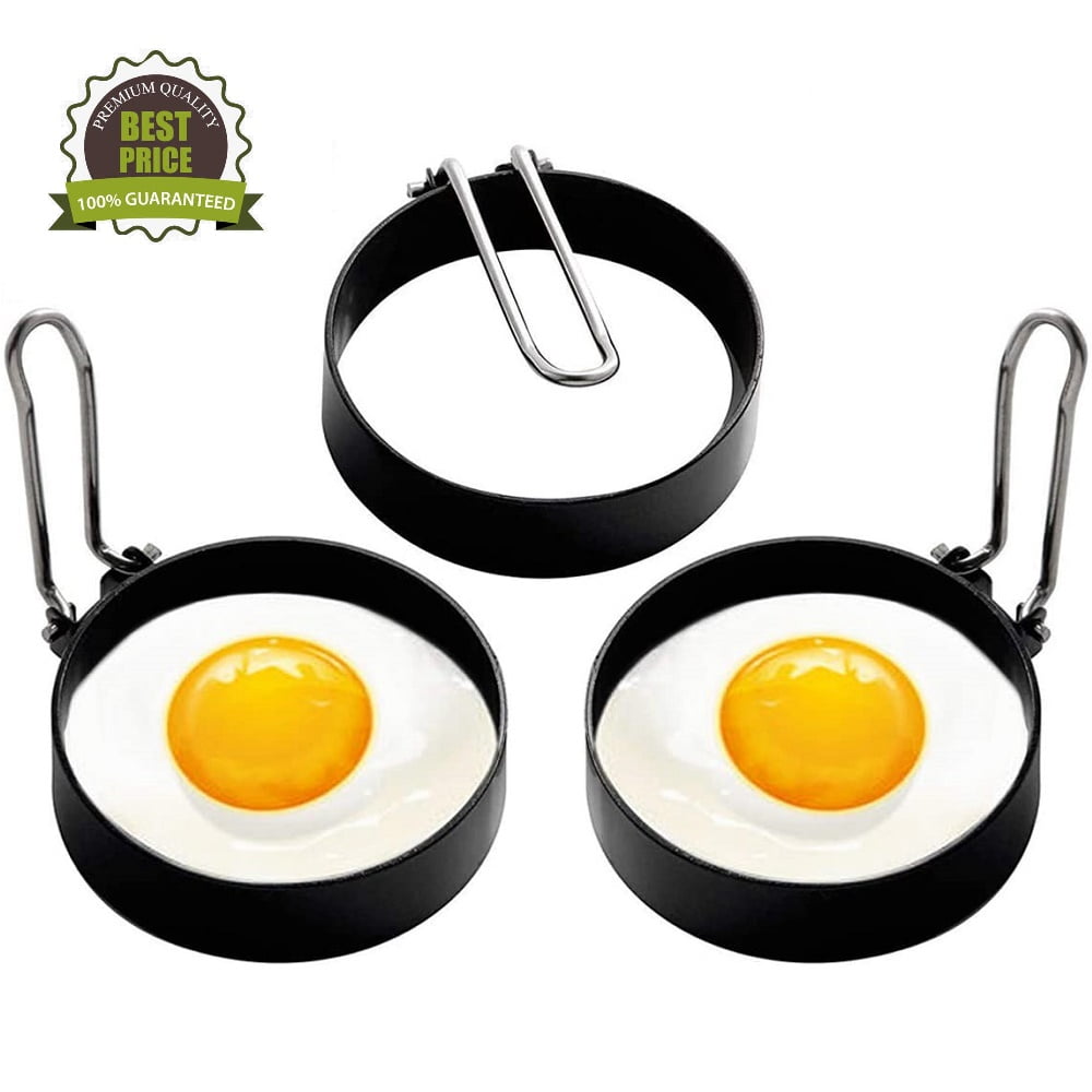 2pcs Egg ring,round professional pancake mold,egg pan ring for cooking
