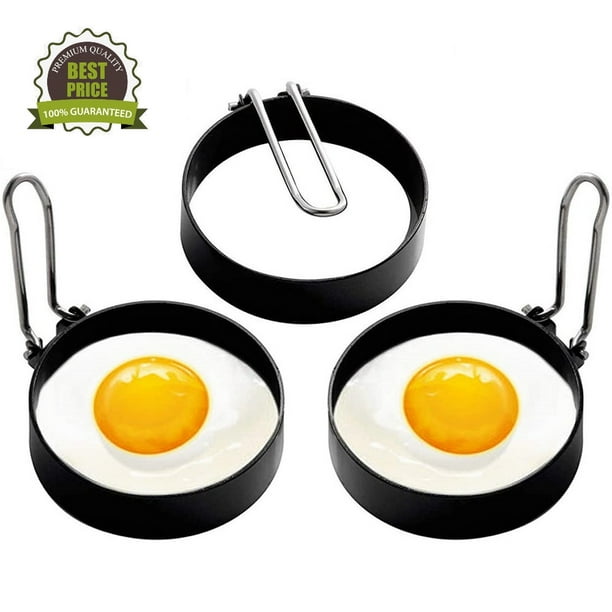 2pcs Egg Ring Round Professional Pancake Mold Egg Pan Ring For Cooking Stainless Steel Non Stick Round Egg Ring Mold For Fried Egg Pancake Sandwich Kitchen Cooking Tools Walmart Com Walmart Com