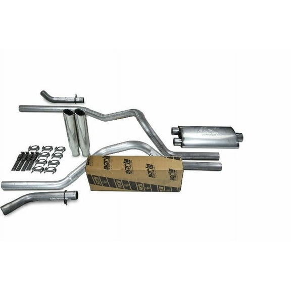 Chevy GMC 1500 99-06 2.5" Dual Exhaust Kits Borla Pro XS Clamp Tip Corner