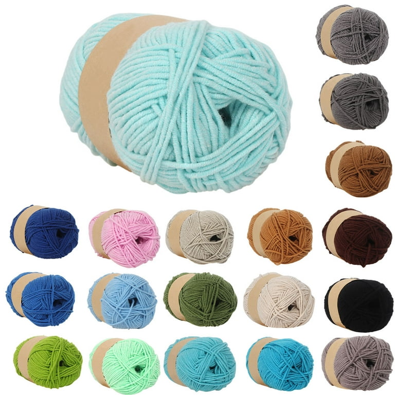TureClos Knitting Yarns Medium Thick Hand-knitting Crochet Thread