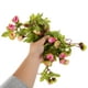 thumbnail image 4 of Guirnaldas de rosas artificiales, flores de seda falsas, decoración colgante para arco de boda, fiesta, hogar, jardín, pared, 2,3 m, 4 of 7