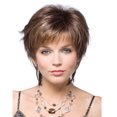 thumbnail image 2 of Middle-aged and elderly white female wig gradient Colour rose mesh wig, 2 of 7