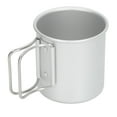 thumbnail image 2 of Taza Para Acampar, Taza De Agua Para Picnic De Alta Resistencia, Ultraligera, Segura, De óxido De Aluminio, Con Plegable Para Bebidas Al Aire, 2 of 7
