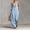 Light Blue, variant on Morttic Women's Strapless Sleeveless Jumpsuit with Pockets – Solid Color Pleated Design Elegant Casual Outfit Apricot,M