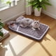 thumbnail image 4 of Cama para Perros, Gatos y Cachorros | Suave Alfombra de Felpa para Mascotas de 50 X 35 Cm | Sofá Cálido, Extraíble y Lavable con Base de Silicona Antideslizante | Cómodo Forro Interior Acolchado para, 4 of 6