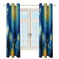 thumbnail image 4 of Starry Night Hike 2 Panels Blackout Curtains for Bedroom Living Room Drapes Kitchen Room Window Blackout Curtain Grommet, 4 of 6