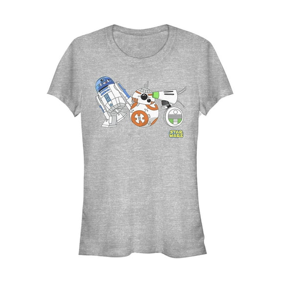 Junior's Star Wars: The Rise of Skywalker Droid Party  Graphic Tee Athletic Heather Small