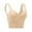 Khaki, variant on Siilsaa Wireless Bras for Women Quick-Dry Padded Wirefree Workout Crop Cute Tank Tops Fitness Running Gym Khaki,L