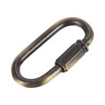 thumbnail image 1 of Unique Bargains 5mm Oval Shape Quick Link Screw Lock Chain Connector Bronze 6 Pack, 1 of 5