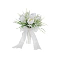 thumbnail image 2 of Suministros para de novia blancos para damas de , ramo de novia de mano, decoración para despedida de soltera, graduación y aniversario., 2 of 8
