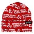 thumbnail image 1 of Gorro tipo beanie Bioworld Dungeons & Dragons con logo rojo y vuelta, 1 of 2