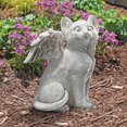 thumbnail image 1 of Design Toscano LY7154091 Amour Ami Chat Ange Animal Statue Commémorative, Grande, Finition de Pierre Antique, 1 of 6
