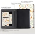thumbnail image 5 of Case For Kindle - Flower Leather Cover W/ Auto Sleep Wake, Hand Strap, Card Slot, 5 of 6