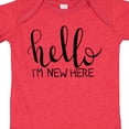 thumbnail image 3 of Inktastic Hello, I'm New Here- Hand Drawn Type Boys or Girls Baby Bodysuit, 3 of 4