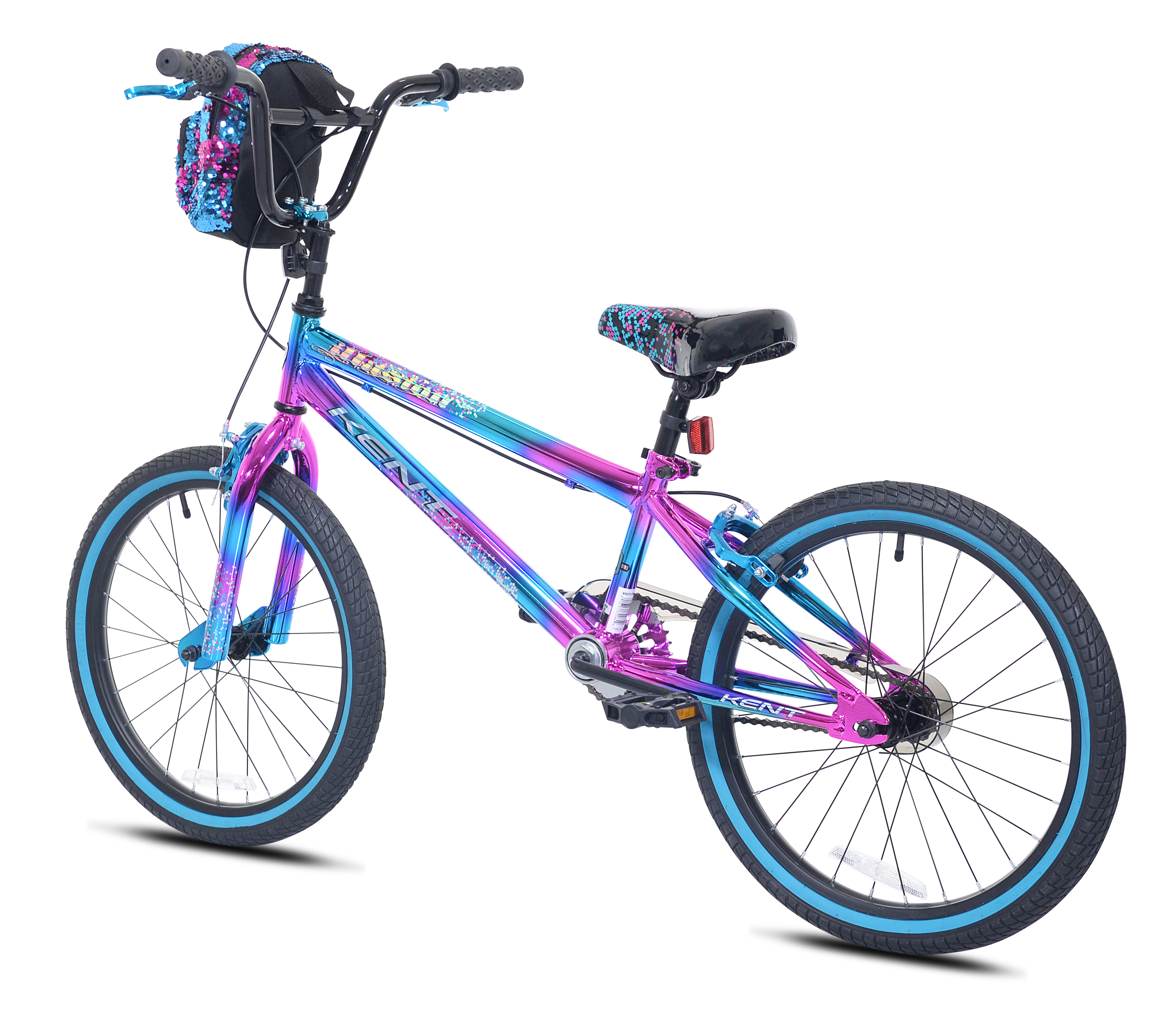 Kent 20" Illusion BMX Bicycle, Blue/Purple photo 3