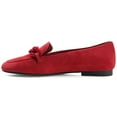 thumbnail image 3 of Journee Womens Cordell Slip On Square Toe Loafer Dress Flats, Widths Available, 3 of 10