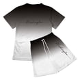 thumbnail image 3 of Tiijoy Toddler Boys Outfits Gradient Short Sleeve T Shirt and Shorts Sets, Sizes 2-3, 3 of 3