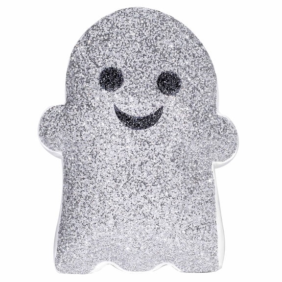 Ghost Shaped Pillow - Silver