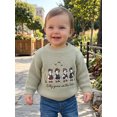 thumbnail image 4 of RUINIXCW Toddler Baby Girl Boy Silly Goose Sweater Outfit Newborn Infant Fall Winter Knit Sweaters Kids Goose Embroidery Long Sleeve Jumper Pullovers, 4 of 10
