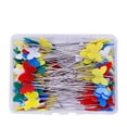 thumbnail image 1 of DressMinking Pasados ​​Bordado Posicionamiento DIY CRAFT FIJACIÓN Fijación Sastre Acolchado Costura Agujas Herramientas Accesorios Color Aleatorio Insecto Oscuro 100pcs kenally HA012259-16, 1 of 6