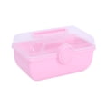 thumbnail image 1 of Caja de almacenamiento de accesorios para el cabello Lindo estuche de almacenamiento Organizador de joyas Contenedor para Rosa, 1 of 9