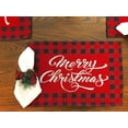 thumbnail image 2 of Serafina Home Farmhouse Merry Christmas Placemats, Set of Six (6) Colorful Tapestry Weave Fabric, for Holiday's, Thanksgiving, Winter, Christmas (Farmhouse Christmas), 2 of 6