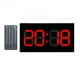 thumbnail image 5 of Reloj de pared LED 3D grande, calendario de telemando Digital, regulador de intensidad de 12/14H, de inauguración de para Fitness, numeros rojos, 5 of 9