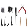 thumbnail image 2 of 1 Set Hair Extension Tools Kit Hair Extensions Beads Hair Threader Tool Crochet Hook, 2 of 3