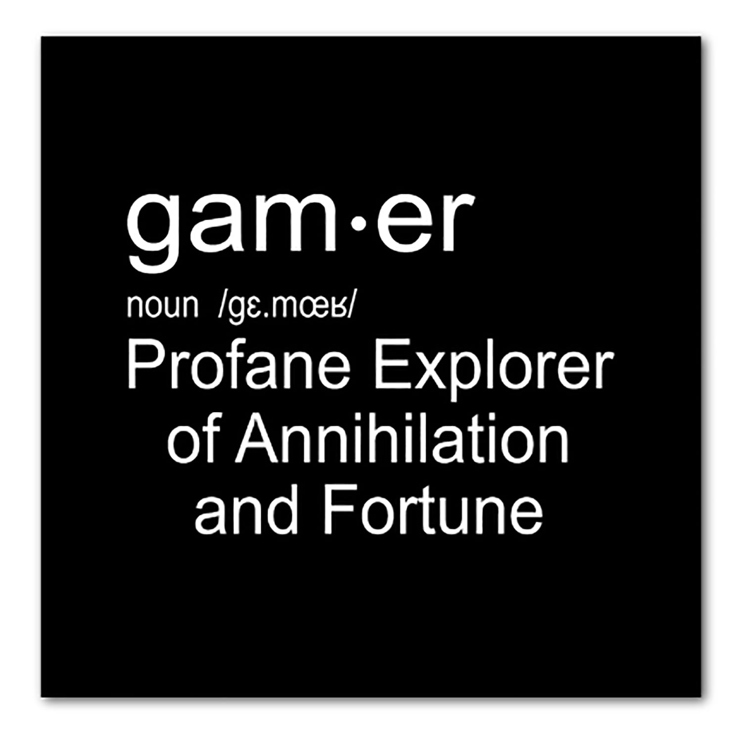 DistinctInk Custom Bumper Sticker 3" x 3" Decorative Decal Black