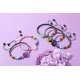 thumbnail image 4 of 7 Chakra Crystal Bead Bracelet Women Healing Stone Amethyst Gemstone Protection Spiritual Amulet Peace Donut(Green), 4 of 4