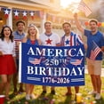thumbnail image 5 of Win s Way USA 250th Anniversary Flag 1776-2026 American Independence Celebration Banner, 5 of 6