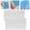 Clear/10Pcs/8.66"x12.2", variant on Aoyunhp 10Pcs Single Sheet Folder,Clear Plastic Zip File Folder,PP Plastic L Shaped Clip Student Test Paper Colored File Folder,Blue,8.66"x12.2"