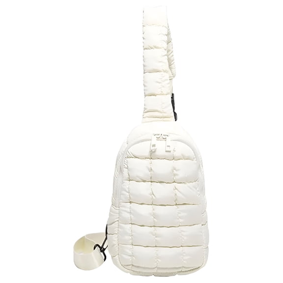 GASTROPOD Quilted Sling Bag Crossbody Purse for Women, Puffy Waist Bag, Chest Bag