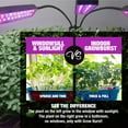 thumbnail image 3 of Bell+Howell Bionic Grow Light for Indoor Plants 3 Heads Flexible Growing Lamp with 8 Brightness Settings, 3 Light Modes Including Full Spectrum UV Light Growing Plant Light As Seen On TV, 3 of 11