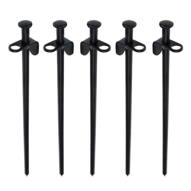 5 piezas de estacas de acero de alta resistencia para toldo de Camping, toldo para tienda de campaña, refugio 30 centimetros Sharpla Tent Estacas Clavijas