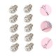 thumbnail image 5 of CTIRCHIU 10Ud Amortiguadores Para Tijeras De Corte Plateados Accesorios Silenciadores Resistentes, 5 of 8