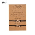 thumbnail image 4 of Minnieouse Conjunto de de la amistad, cadena de mano, correa de promesa, resistente al desgaste, joyería ligera para parejas, gran regalo, fácil Ropa, zapatos y accesorios Miscelánea Negro, 4 of 6