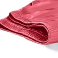 thumbnail image 5 of ylioge 2 Piece Satin Pajama Sets for Women Lace Splice Sleeveless Tank Tops Wide Leg Shorts Trendy Solid Color Soft Homewear Sleepwear Pajamas Outfits, 5 of 7