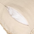 thumbnail image 2 of Creative Co-Op Indoor/Outdoor Fabric Tufted Lumbar Pillow "LOVE", Multicolor, 2 of 3