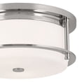 thumbnail image 2 of 52595PN Kichler Lighting Brit - 2 Light Flush Mount-5.25 Inches Tall and 12 Inches Wide-Polished Nickel Finish, 2 of 3