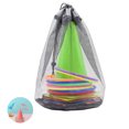 thumbnail image 2 of Conos De Plástico Ring Toss Game Ability Training 16Pcs Combo Set Juegos De Práctica Inteligente Juguetes Educativos Con Red De Almacenamiento Para Entretenimiento Familiar En Interiores Serendint FN002271-00, 2 of 6