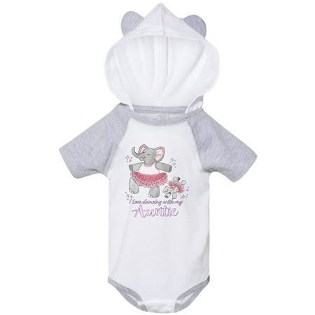 

Inktastic I Love Dancing With My Auntie Gift Baby Boy or Baby Girl Bodysuit